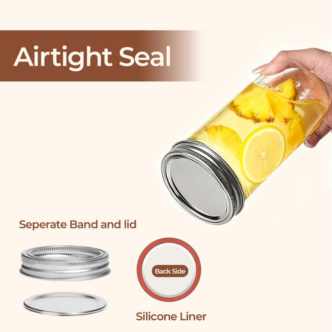 ComSaf sun tea in a mason jar for refreshing on warm days