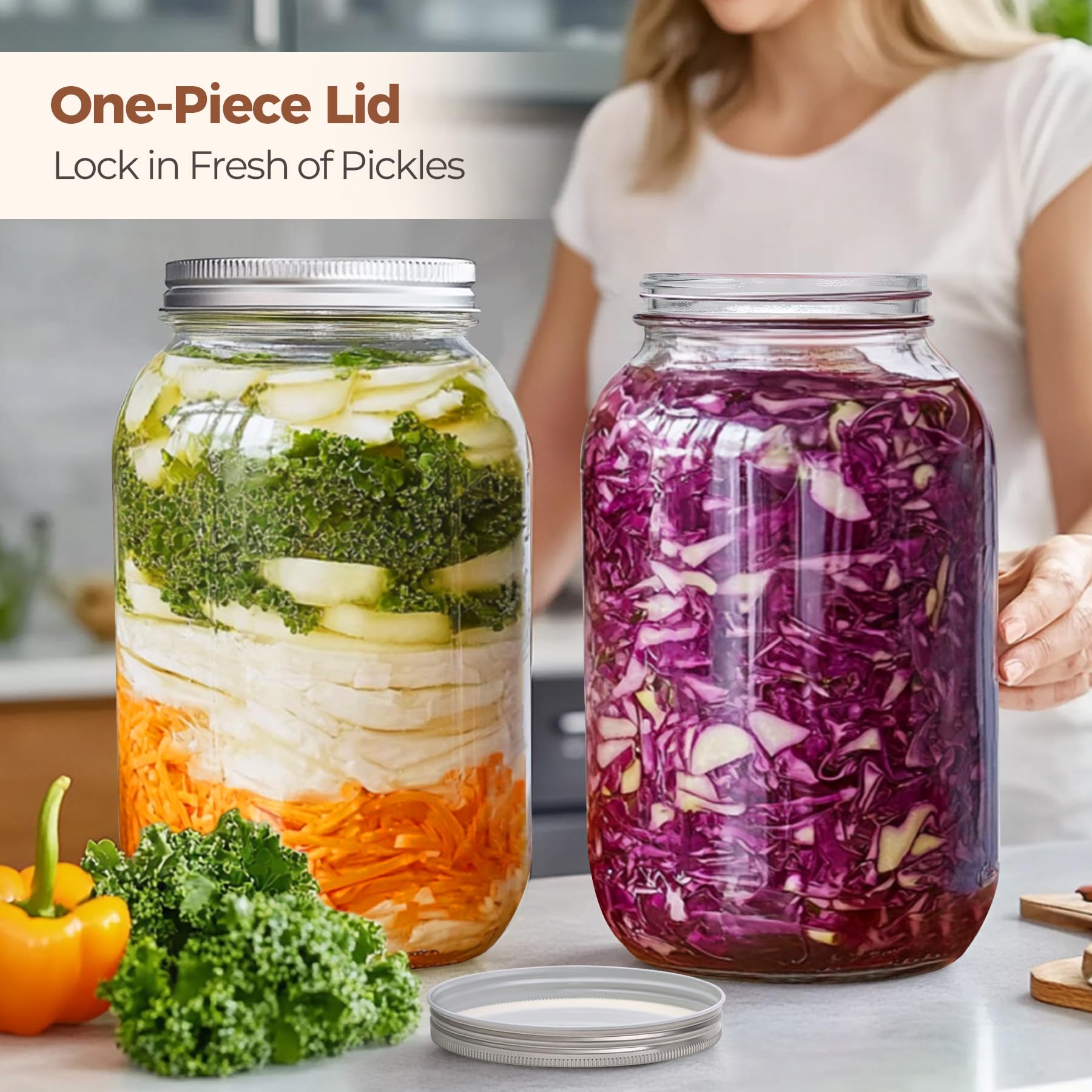 ComSaf sun tea jar for refreshing infused waters and sun tea brewing.