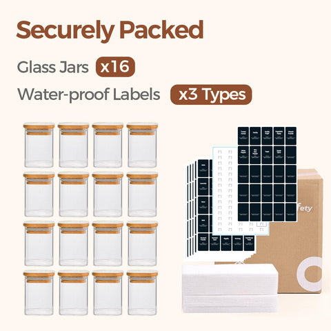 ComSaf airtight spice jar lids ensuring dust-free freshness