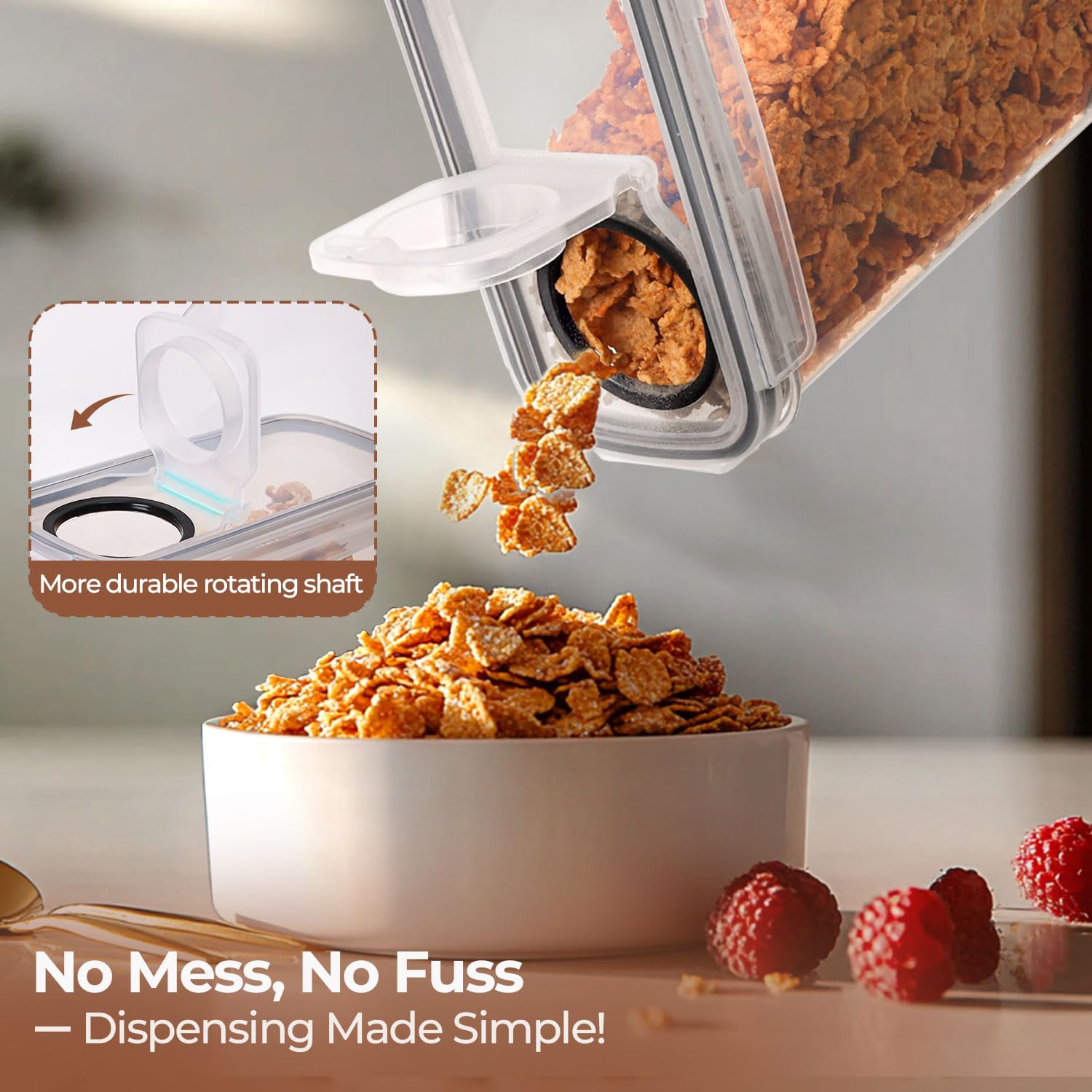 ComSaf transparent design lets you identify contents quickly without opening lids.