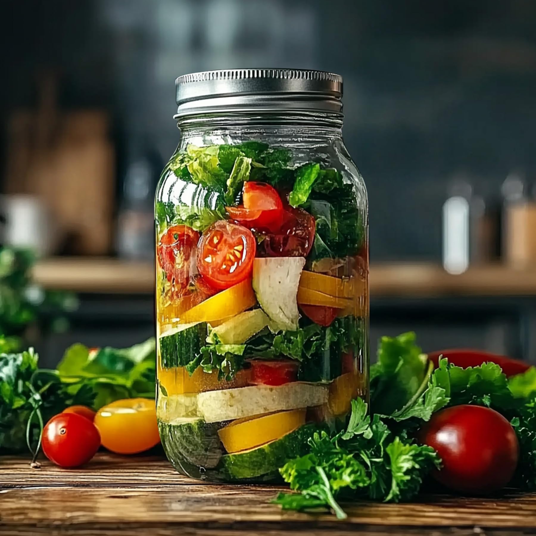 ComSaf waterproof labels on jars for quick content identification.