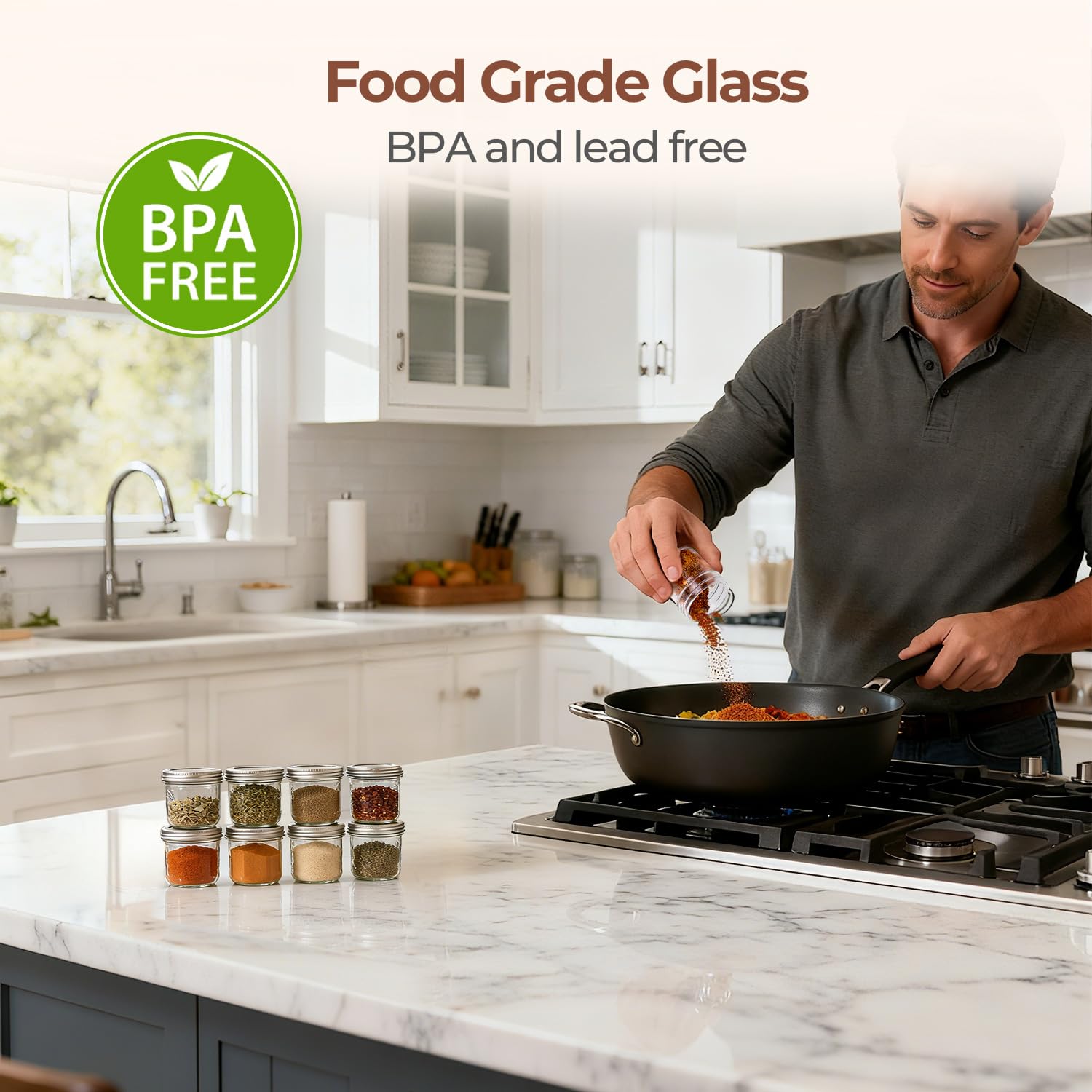 ComSaf wedding favor jar 2oz charming for guest keepsakes