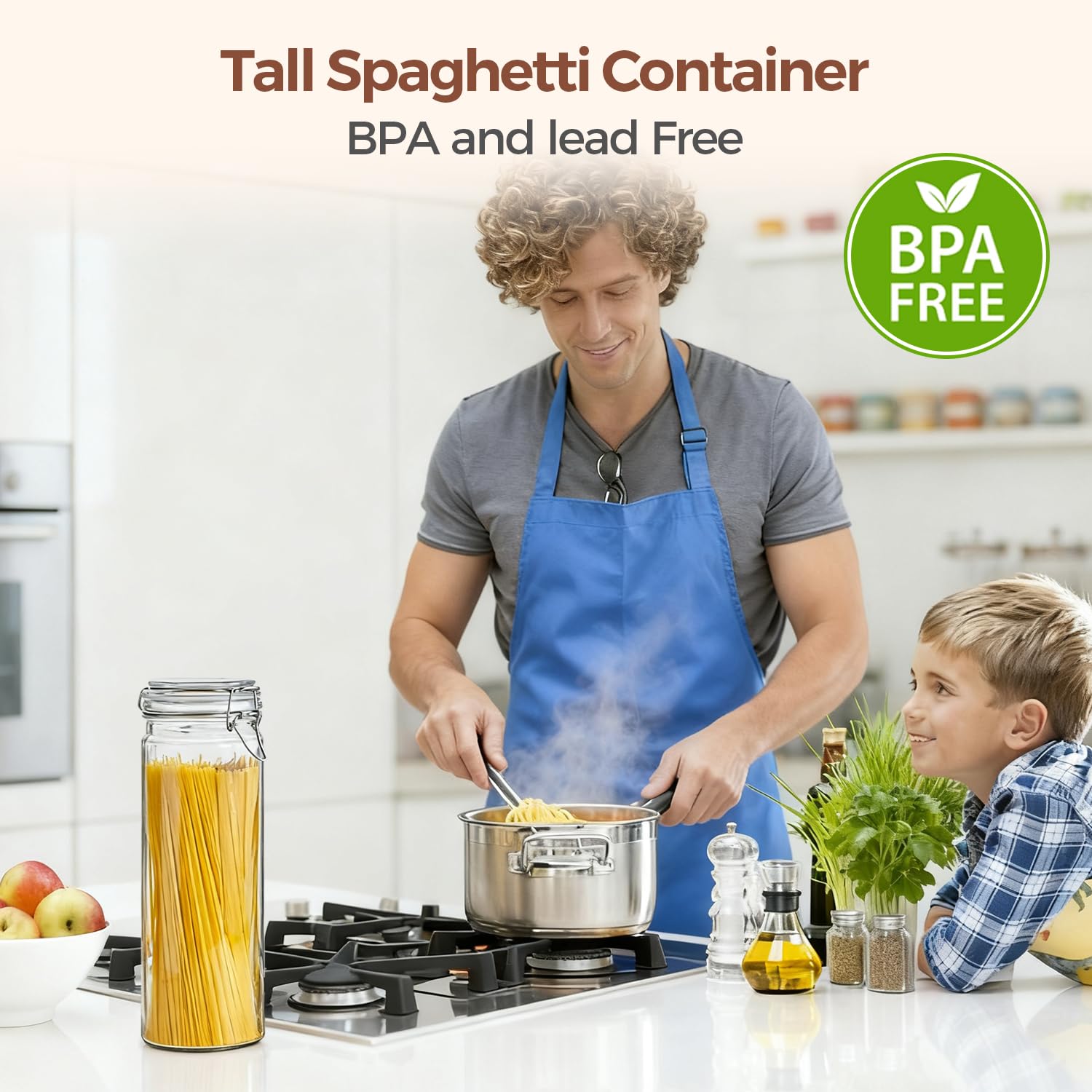 ComSaf wide-mouth jars easy to fill and clean for everyday use