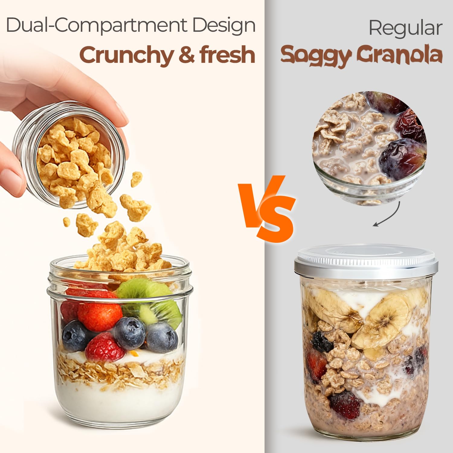 Thick food-grade glass from ComSaf feels sturdy.