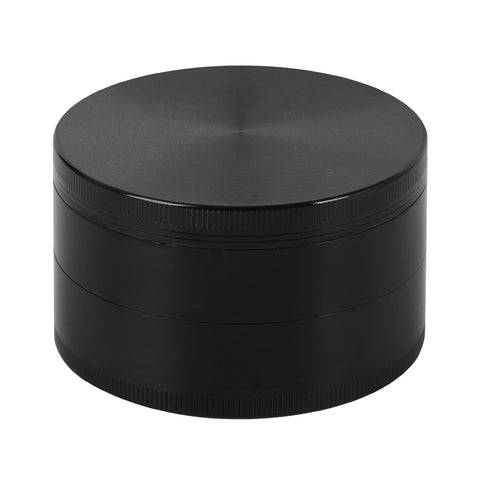 Comsuransly 3-inch spice grinder black top view for easy grinding and minimal spills.
