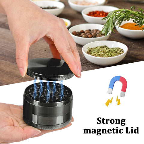 Comsuransly 2.5-inch gray grinder handle offers comfortable grinding.