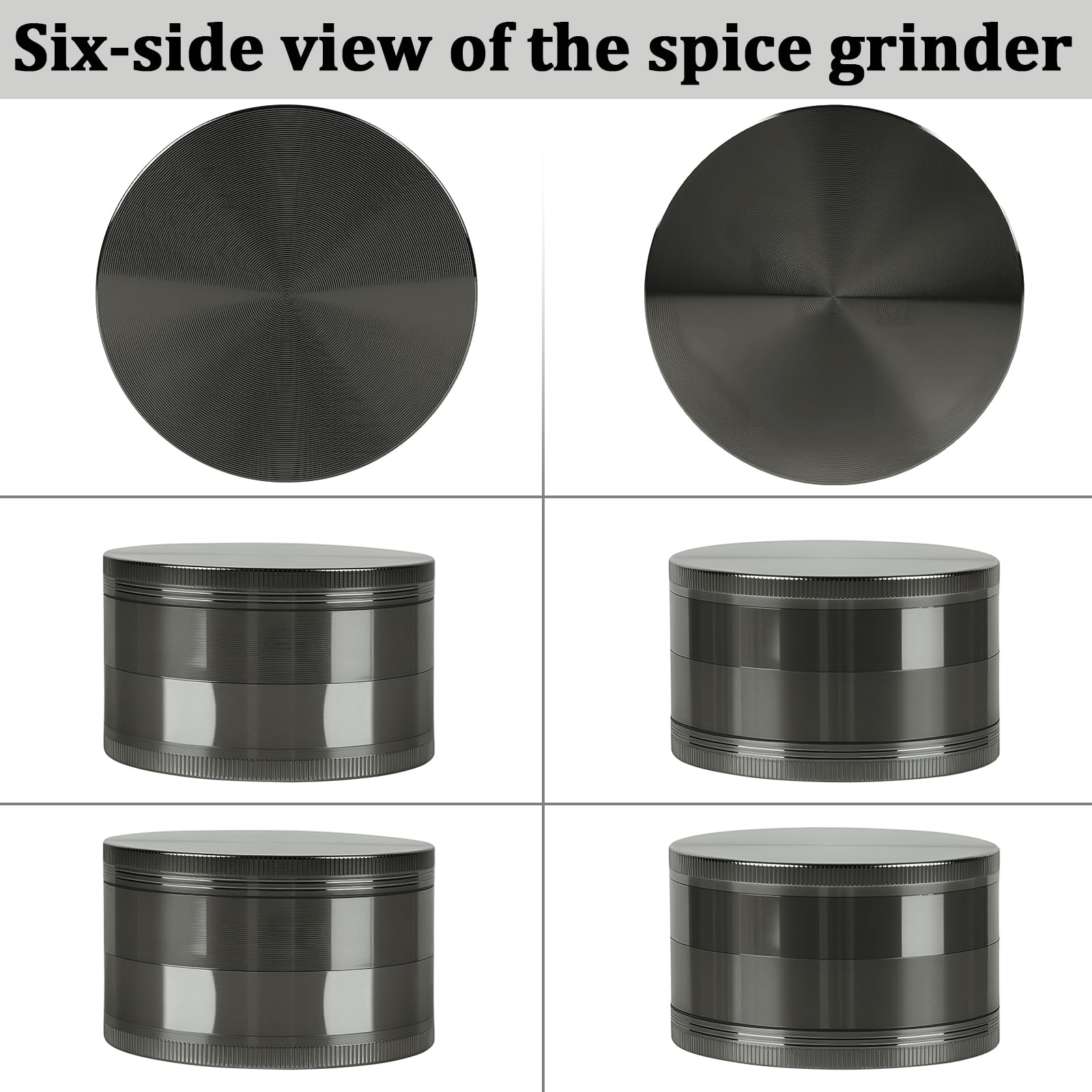 Comsuransly 2.5-inch gray spice grinder ideal for quick kitchen flavor boosts.