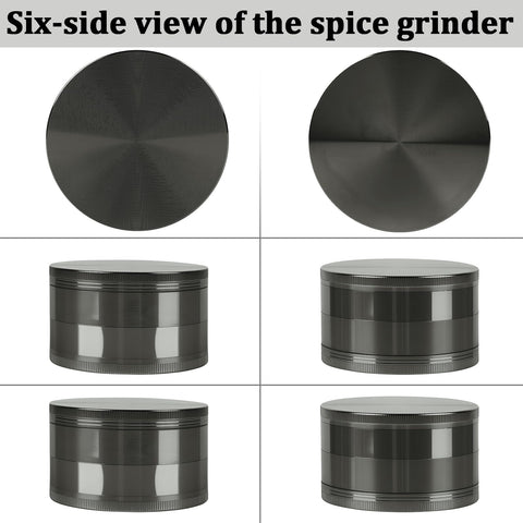 Comsuransly 2.5-inch gray spice grinder ideal for quick kitchen flavor boosts.