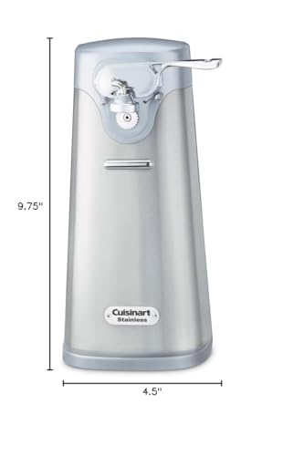 Conair Cuisinart SCO-60 deluxe electric can opener showing removable activation lever for easy cleaning