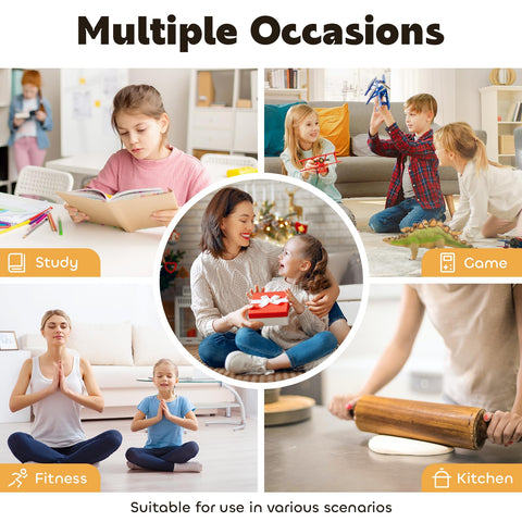 Conchstar compact desk timer blends into rooms while promoting time awareness.
