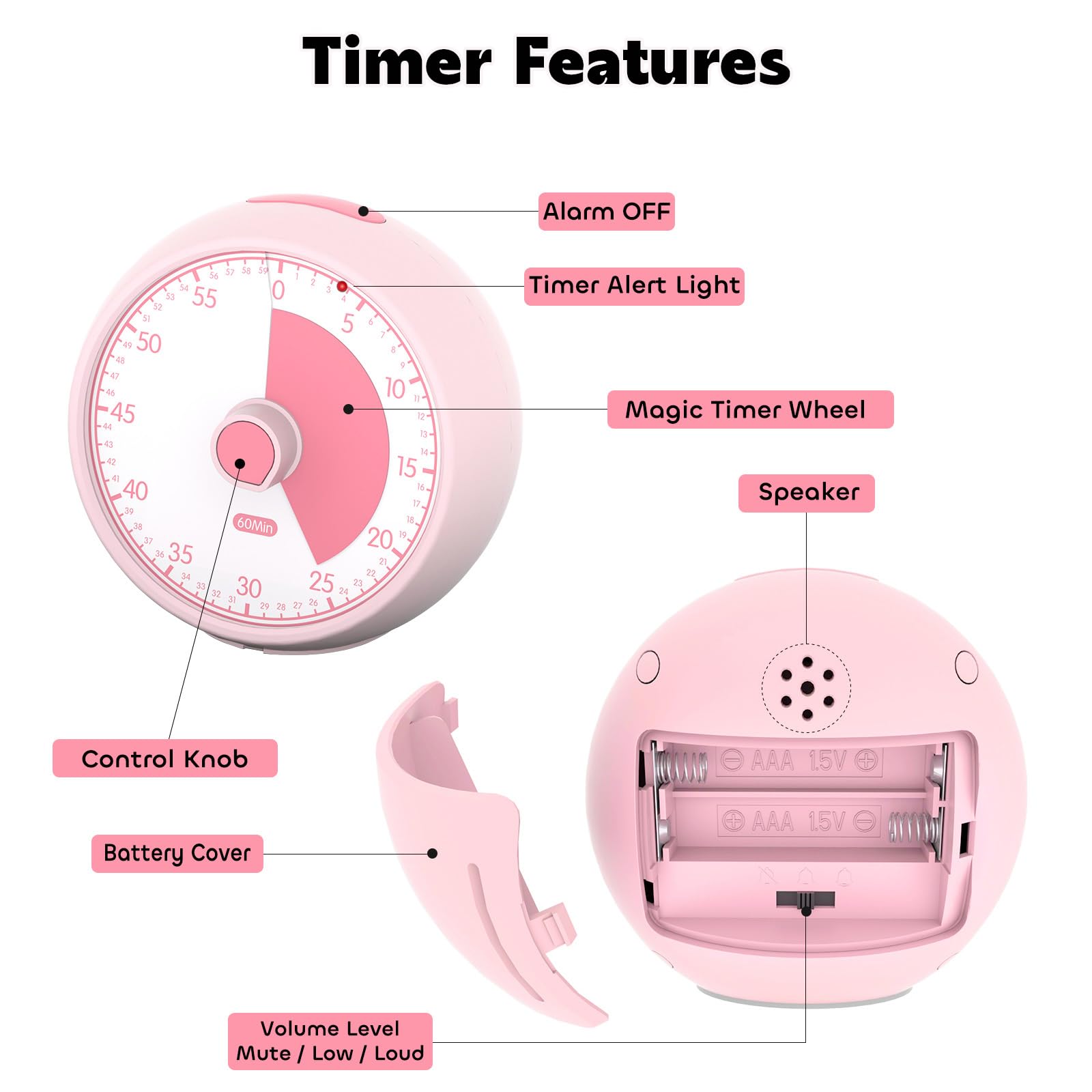 Conchstar timer builds routine through visual cues and independence.