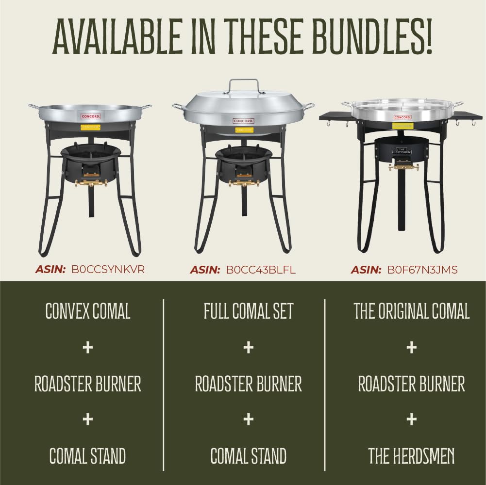 Concord 2.5-inch depth for versatile cooking.