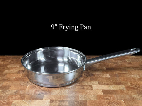 Concord Cookware polished stainless finish offers a modern look with lasting shine.