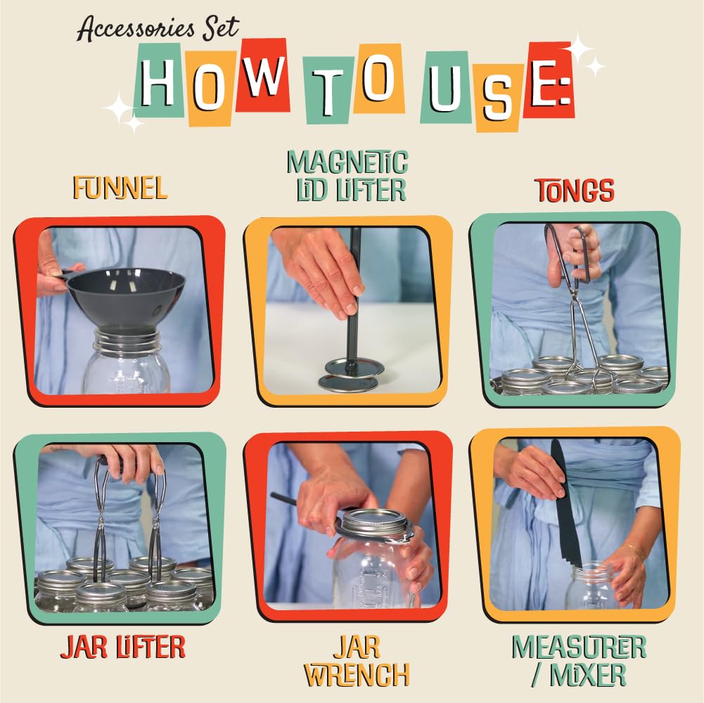 Concord jar lifter helps move hot jars safely from boiling water