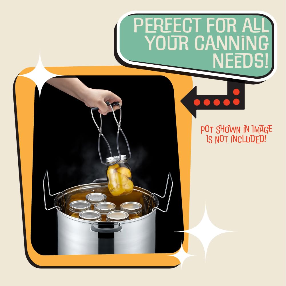Concord stainless 12.25-inch rack fits large pots for stable processing