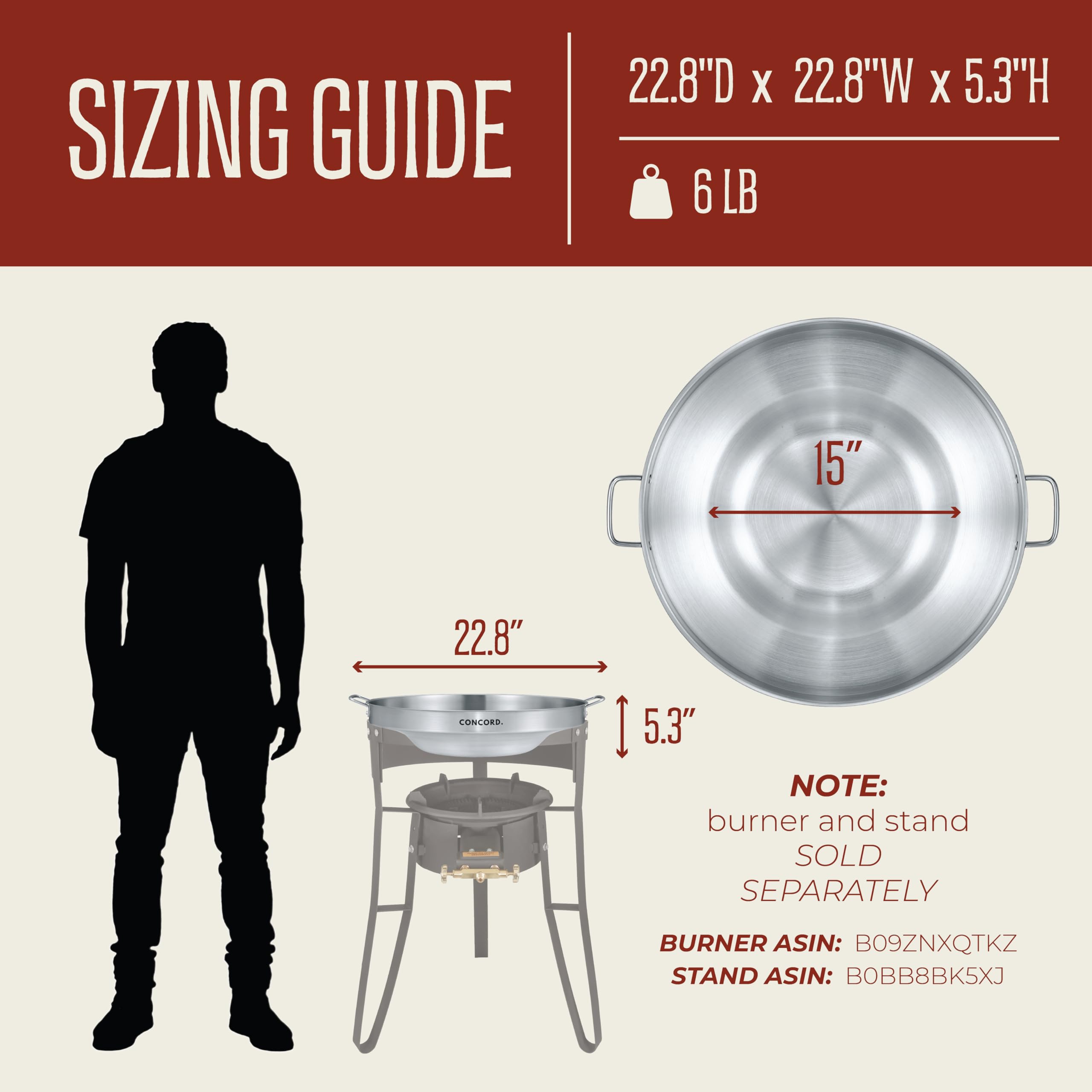 Concord comal with riveted handles for durability