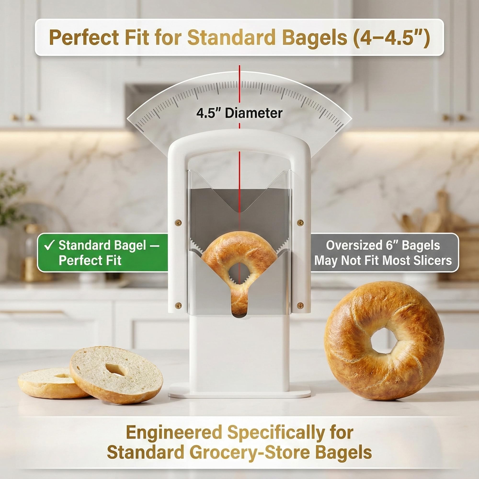 Concy bagel-slicer-packaging highlights portability and storage-friendly design.