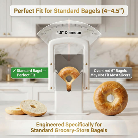 Concy bagel-slicer-packaging highlights portability and storage-friendly design.