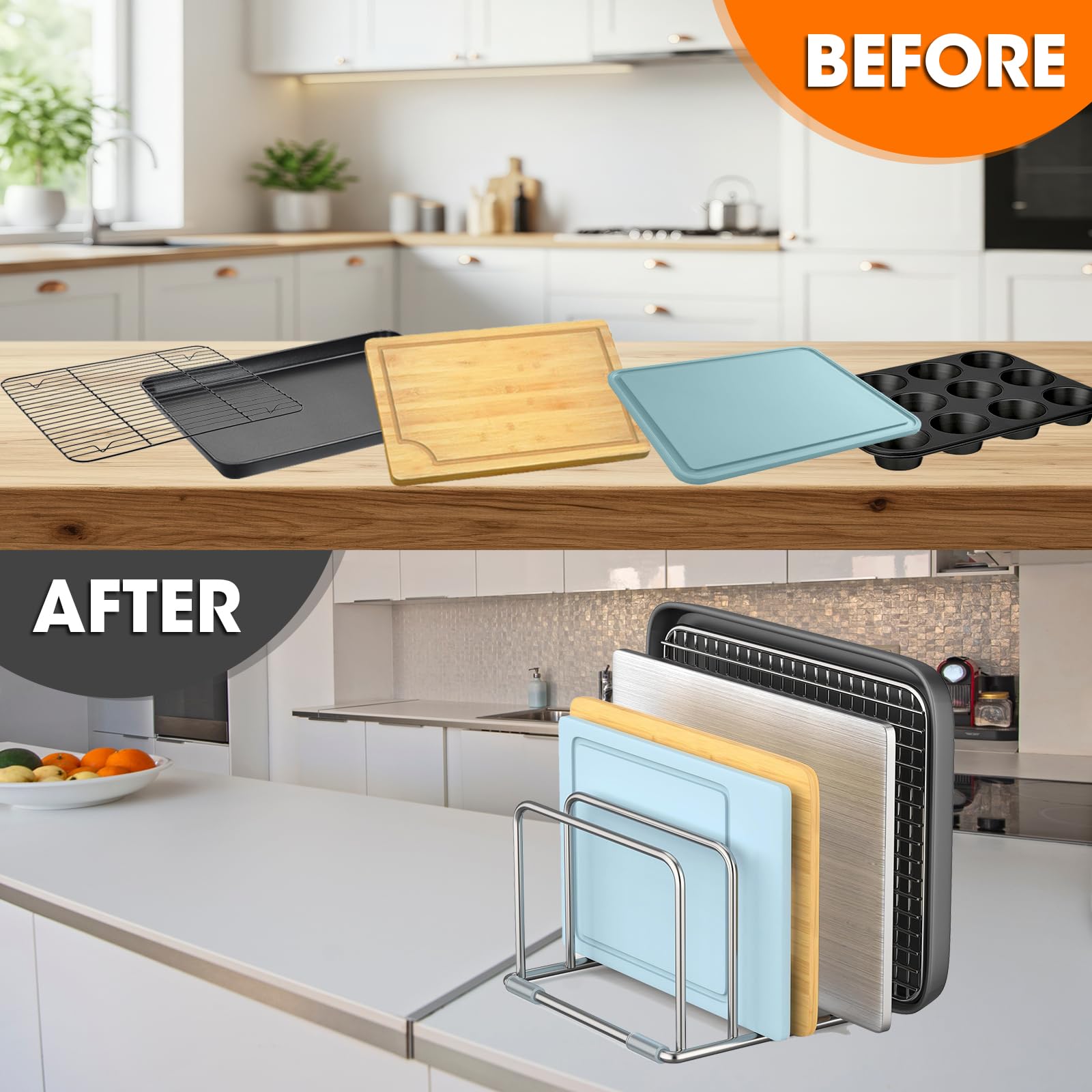 Coneyaro food-grade 304 stainless steel for safe kitchen storage.