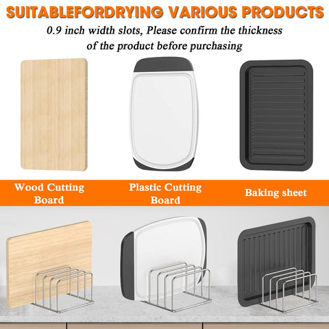 Coneyaro thin-cutting-board slot for slim boards and small plates.