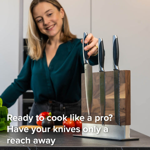 Coninx anti-slip base prevents sliding on wet or slick kitchen surfaces.