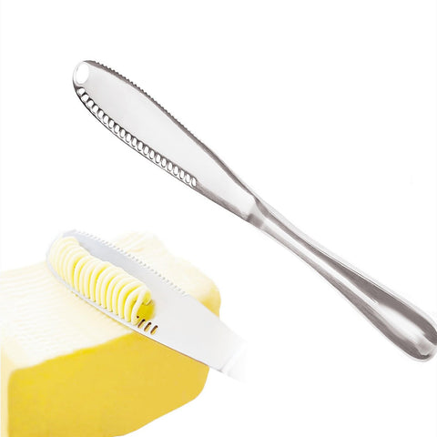CONPCONP butter spreader knife gliding smoothly over toast