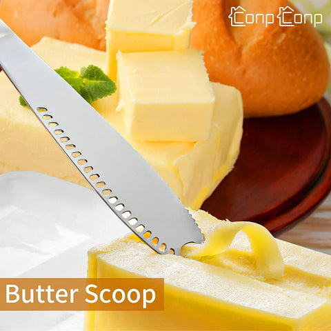 CONPCONP butter-curler edge enables precise slicing and curling.