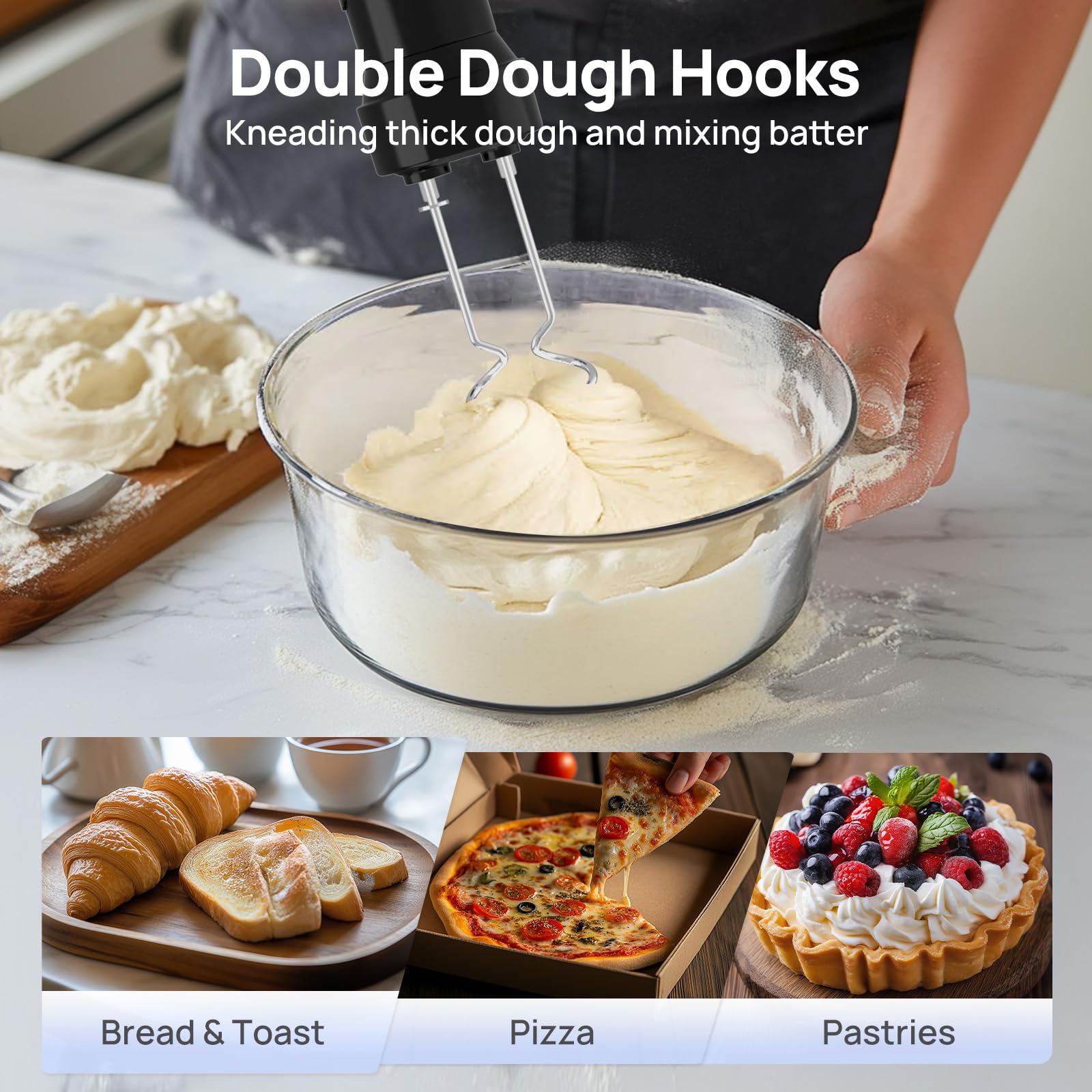 Consciot easy-to-detach attachments simplify cleaning and storage.