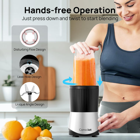Consciot CB08 24oz cup ready for smoothies and shakes.