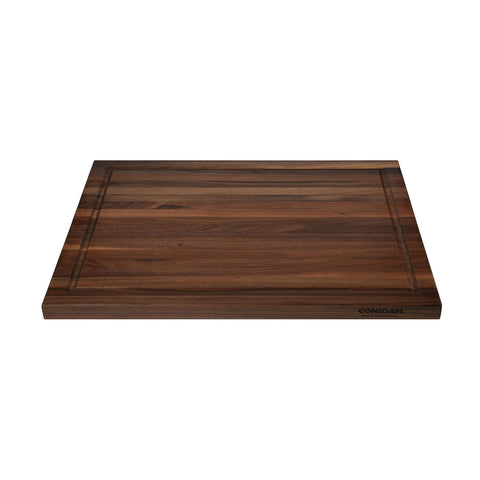 CONSDAN Walnut Cutting Board prefinished with food-grade oil for quick prep readiness