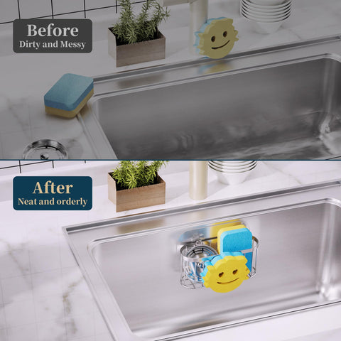 Consumest efficient drainage design helps keep the sink dry.