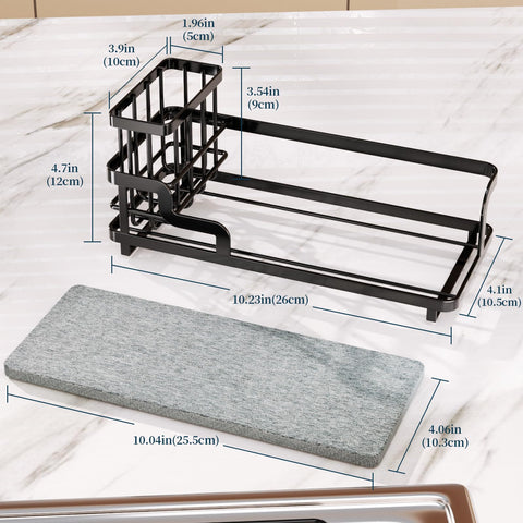 Consumest sponge holder on countertop offers versatile kitchen organization