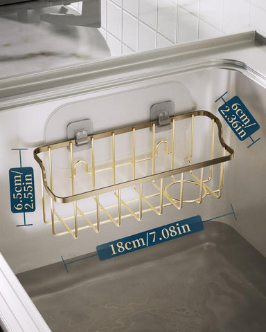 Consumest brush-storage keeps brushes tidy with sponge holder