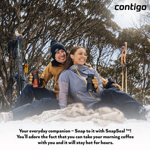 Contigo Byron BPA-free lid promotes safe sipping and easy cleaning.
