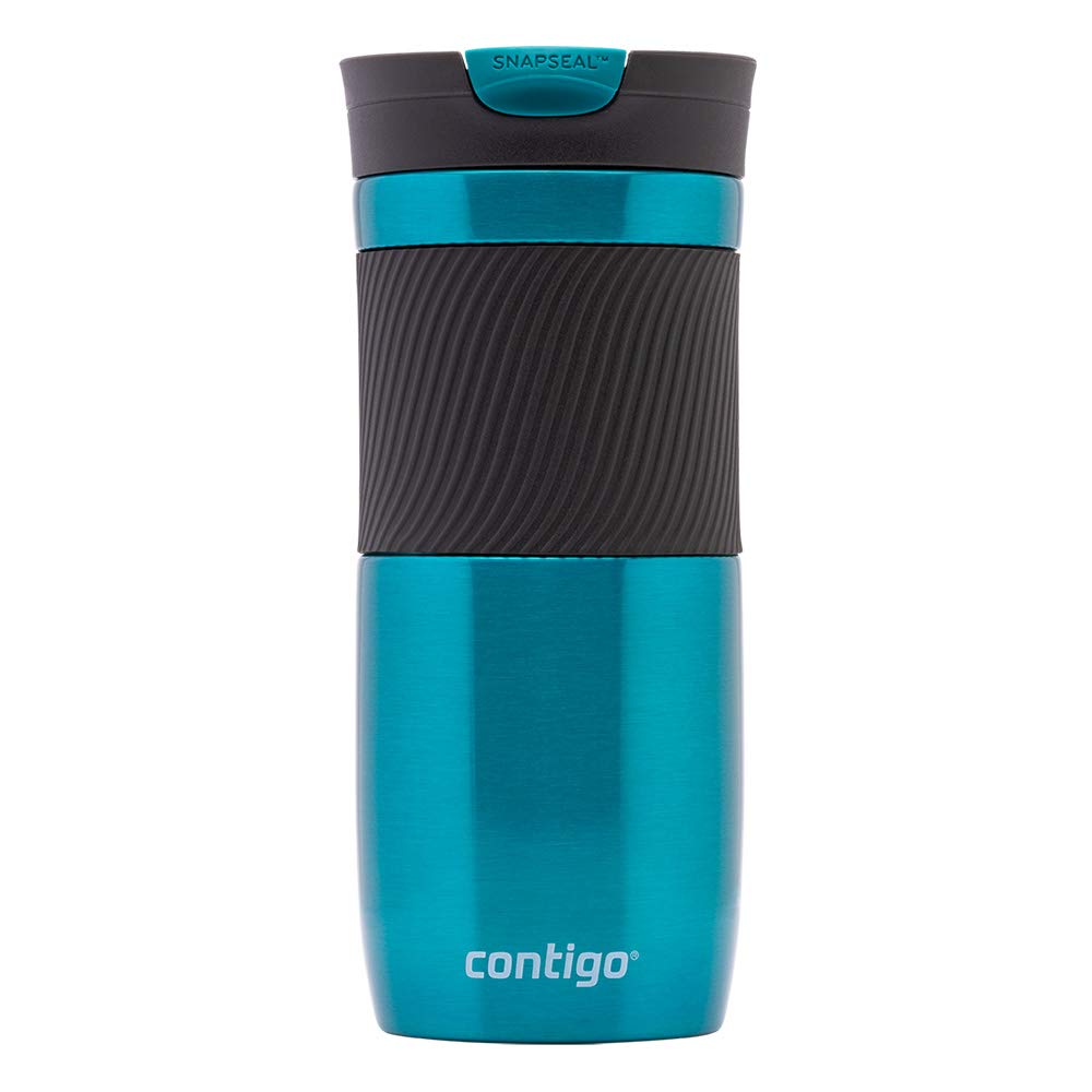 Contigo Byron Snapseal mug with lid open for easy cleaning and quick access
