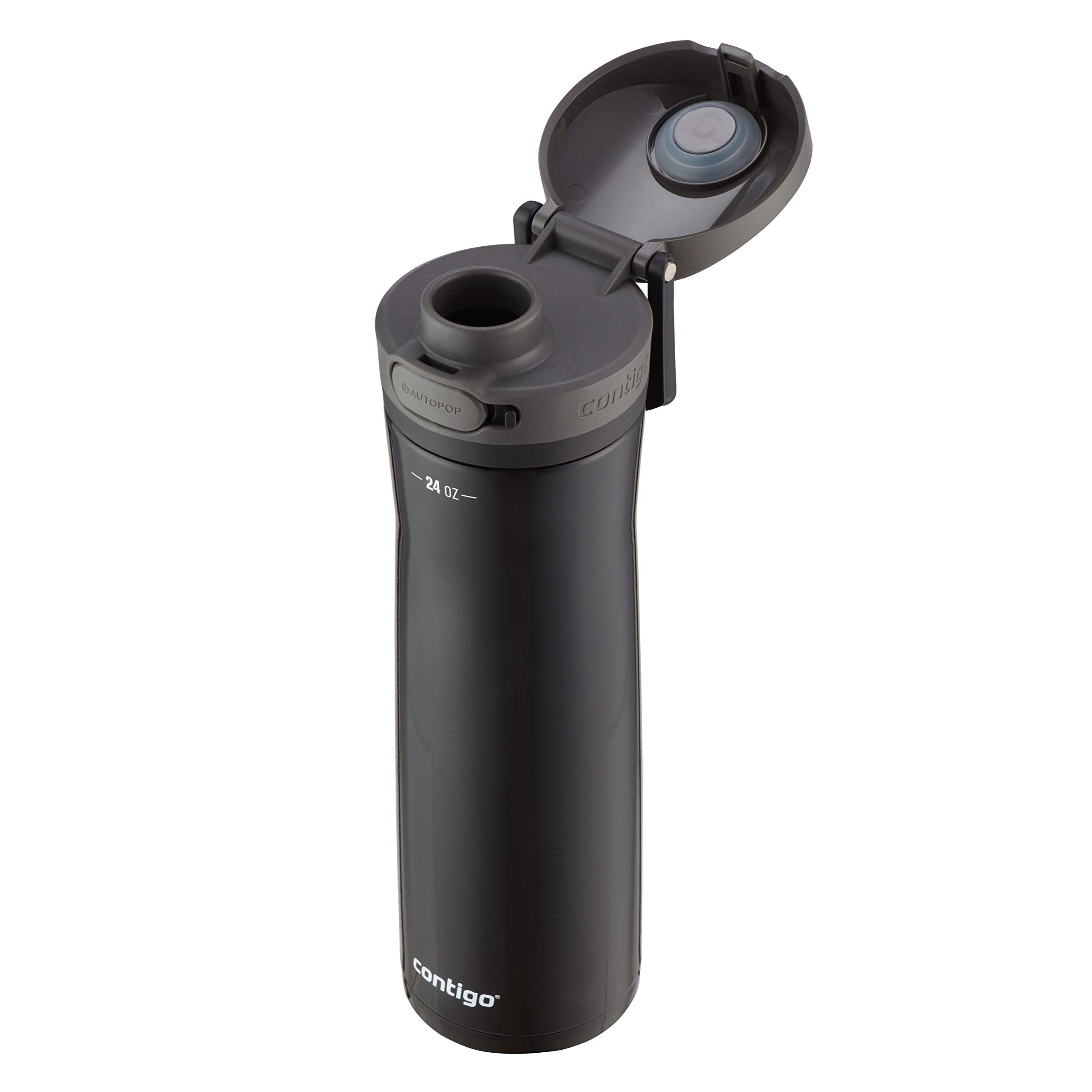 Contigo Jackson Chill 2.0 with AUTOPOP lid shown on a bottle in use