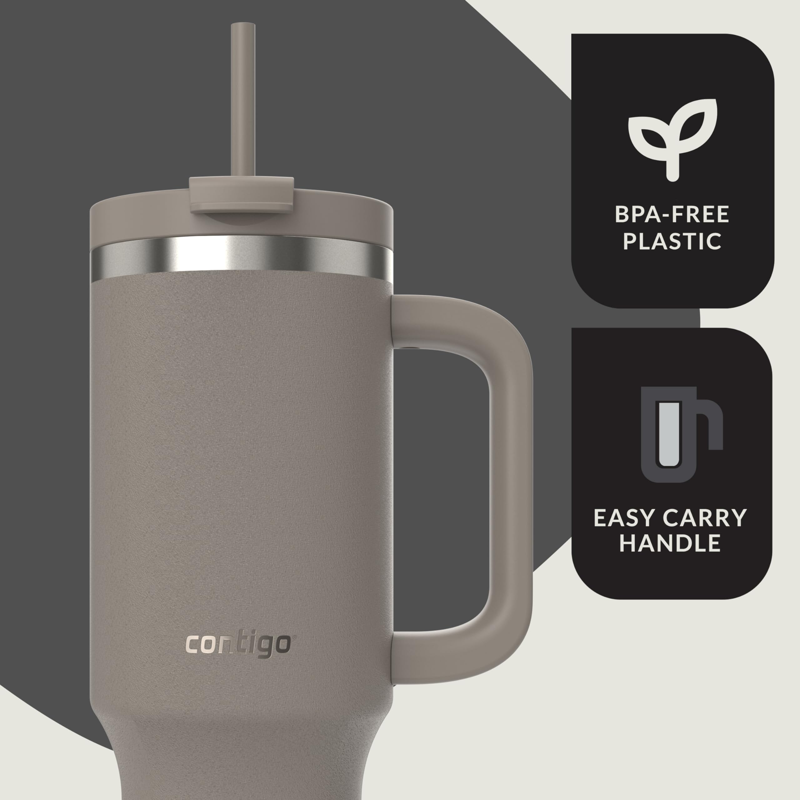 Contigo Streeterville 40oz accommodates hot and cold drinks on the go