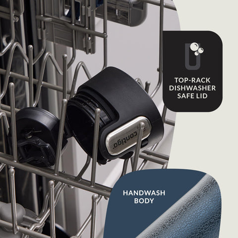 Contigo West Loop fits most car cupholders for easy travel.