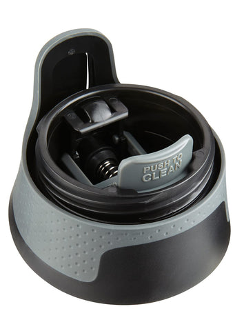Contigo West Loop dishwasher-safe lid for easy cleaning after travel.