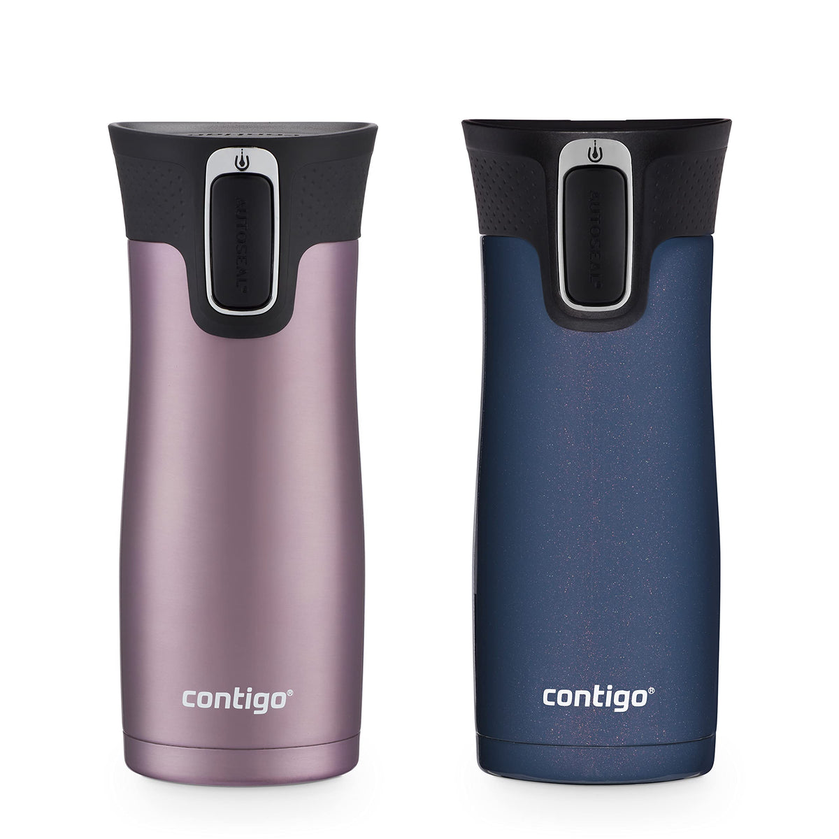 Contigo West Loop spill-proof lid for mess-free sipping on the go.