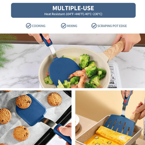 Contiup 600°F heat-resistant spatula close-up, durable for high-heat searing