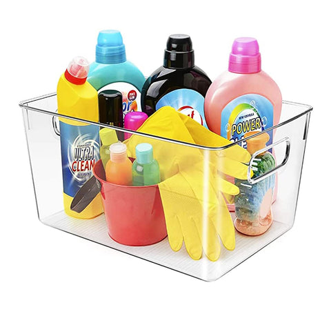  CONTROL KITCHEN clear bin for office organization, tidy desk essentials.