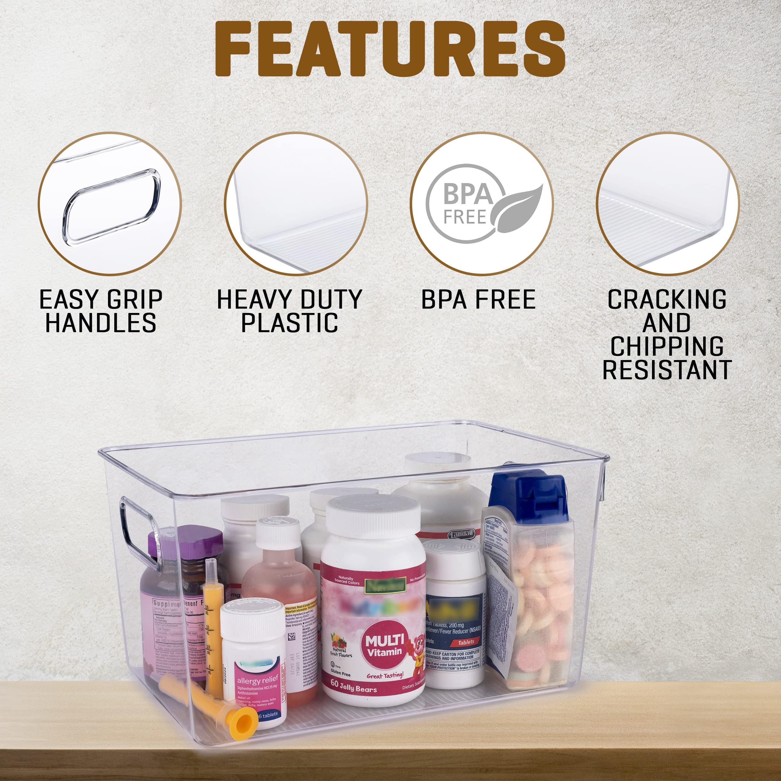  CONTROL KITCHEN clear bin under-sink storage, tidy and easy to access.