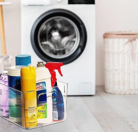  CONTROL KITCHEN stackable clear bin, space-saving solution for closets.