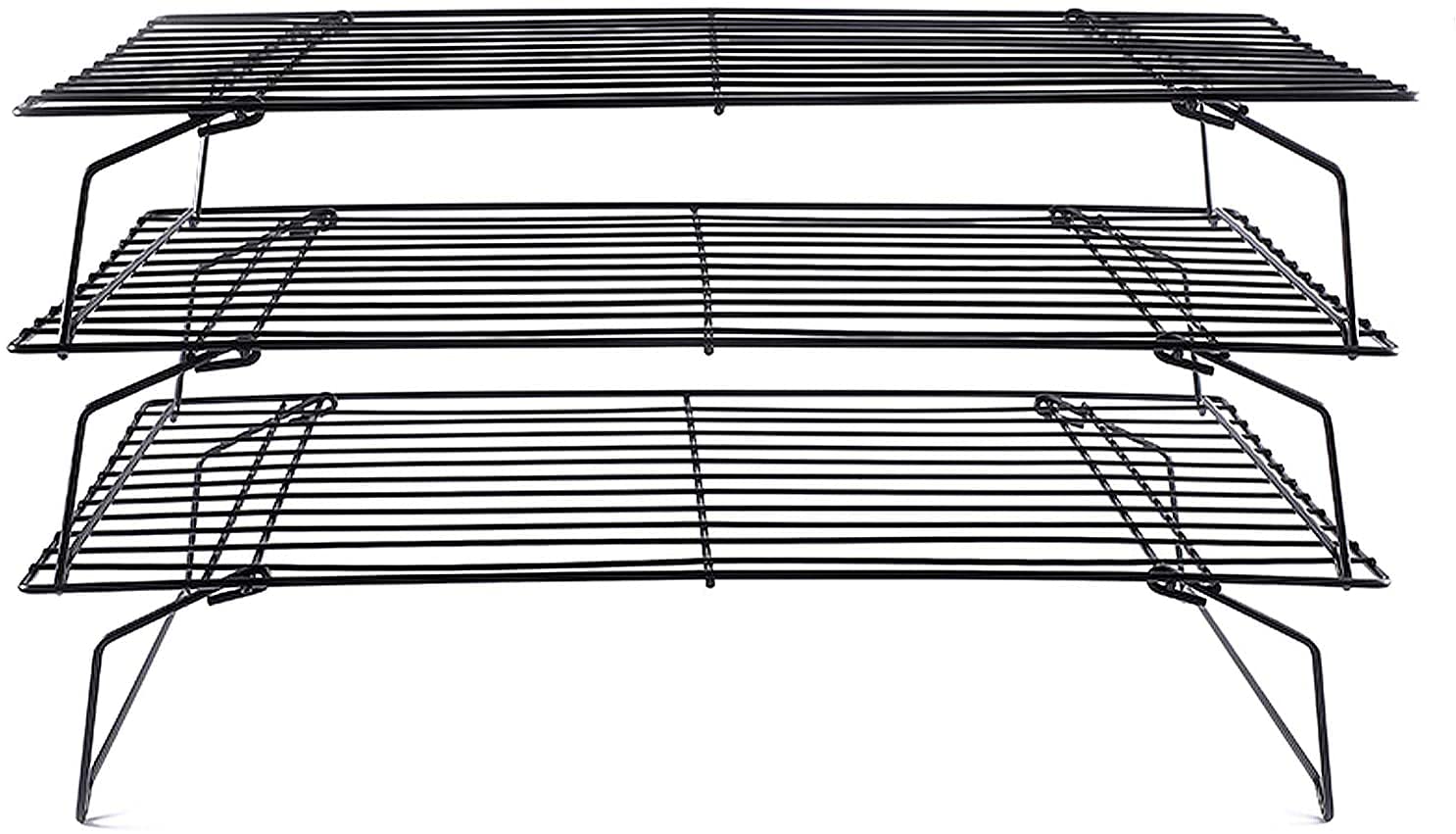 Coobbar 3-tier stainless steel cooling rack for even pastry cooling