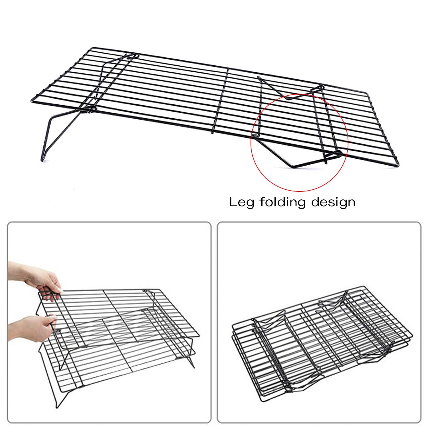 Coobbar oven-safe cooling rack supports pastries, poultry, and more