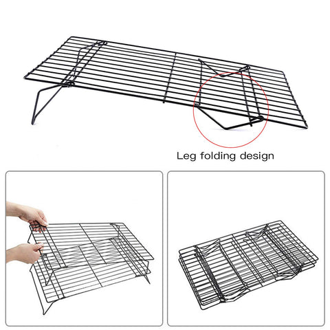 Coobbar oven-safe cooling rack supports pastries, poultry, and more