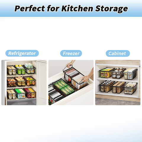 Coobest stackable design maximizes freezer space efficiency