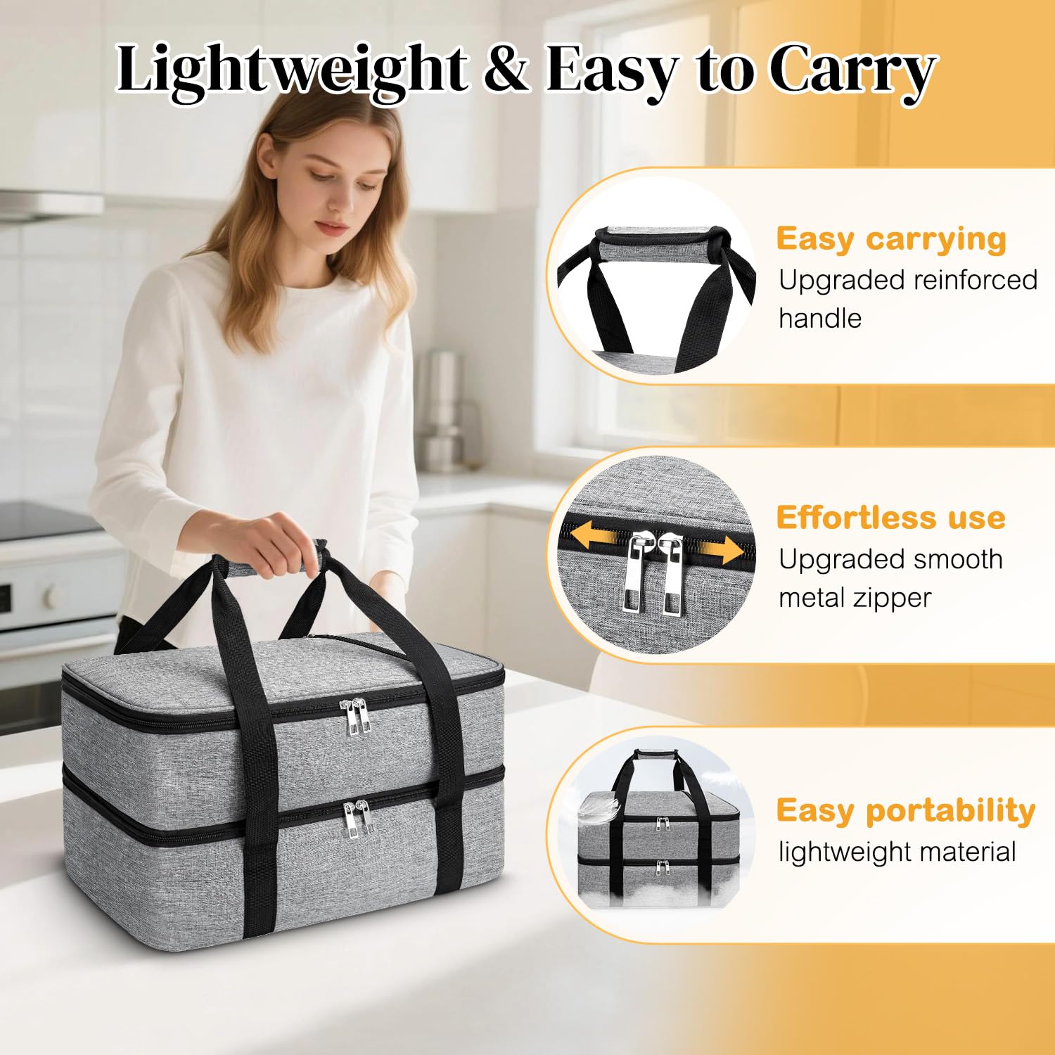 Thermal foam and aluminum lining inside the Coobiiya carrier for temperature protection.