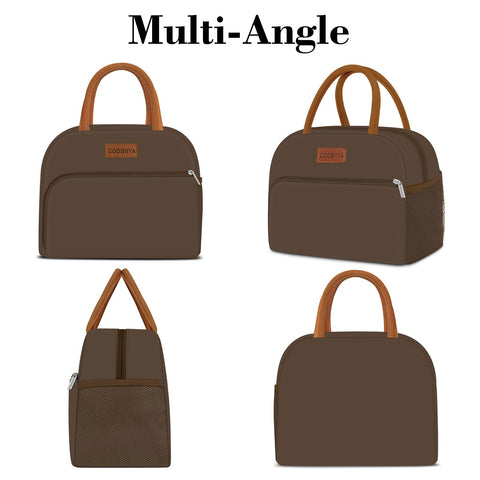 Coobiiya lunch bag color options in vibrant styles